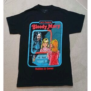 Creepy Co Lets Conjure Bloody Mary Mens Medium Gothic Emo Horror Tee Halloween.